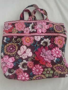 Vera Bradley Floral Print Tote Bag